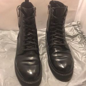 PRADA Calzature Donna Combat Lace Up Boots
